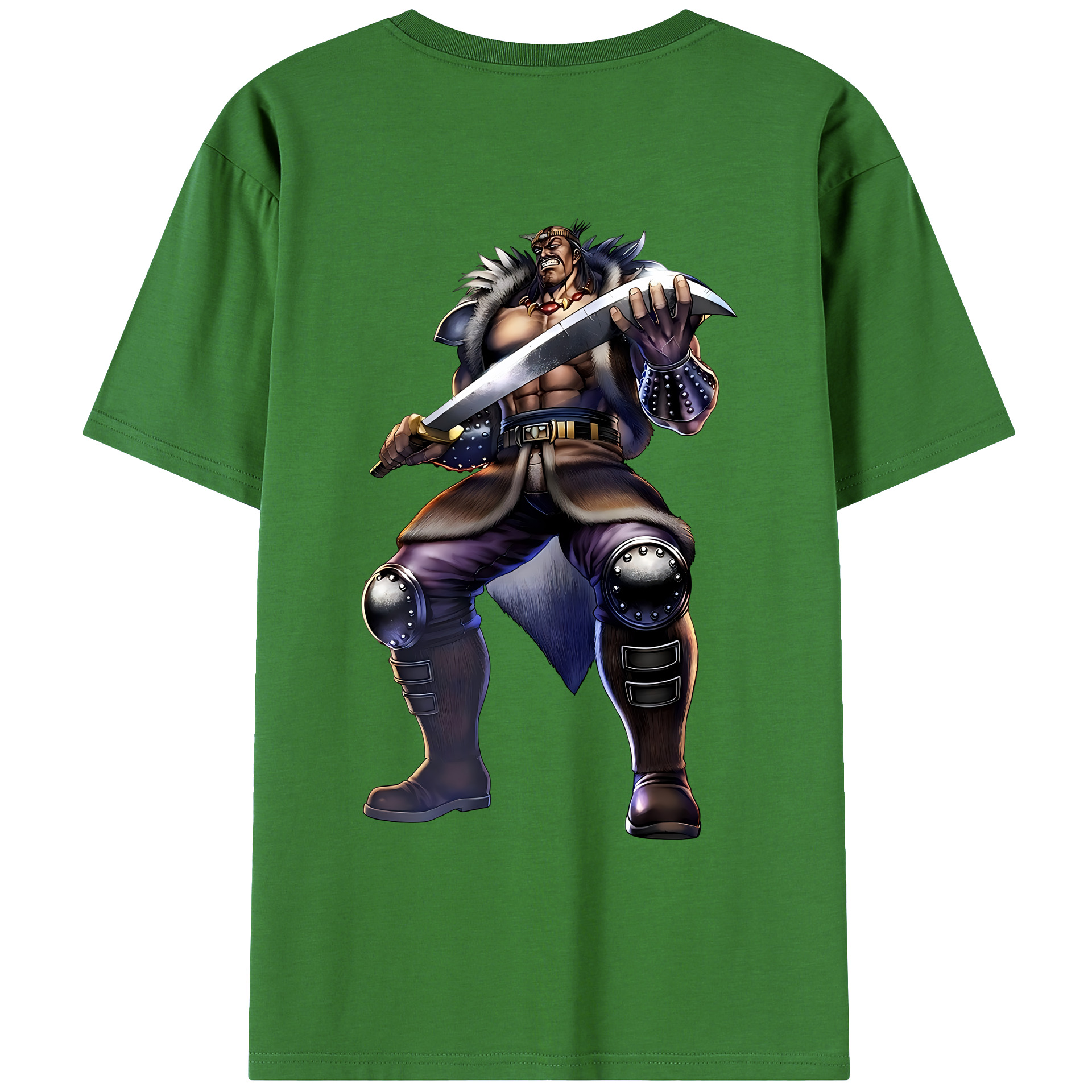 （画像用） 北斗の拳 Fist of the North Star レディース半袖Tシャツ(バックプリント)